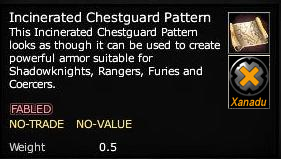 Incinerated Chestguard Pattern