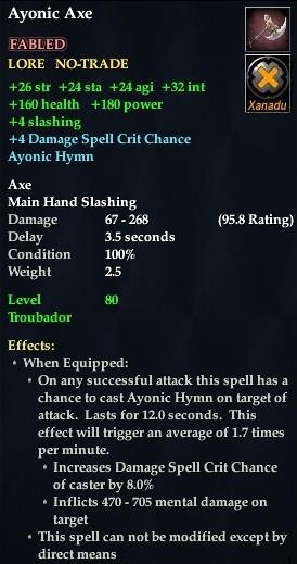 Ayonic Axe