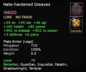 Hate-Hardened Greaves