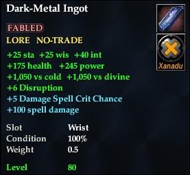 Dark-Metal Ingot