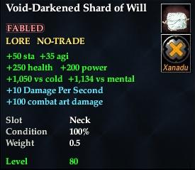 Void-Darkened Shard of Will