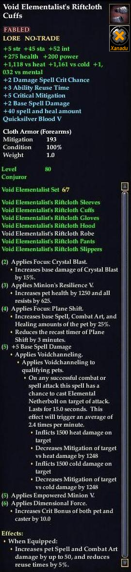 Void Elementalist's Riftcloth Cuffs