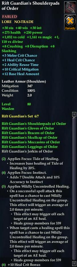 Rift Guardian's Shoulderpads of Order