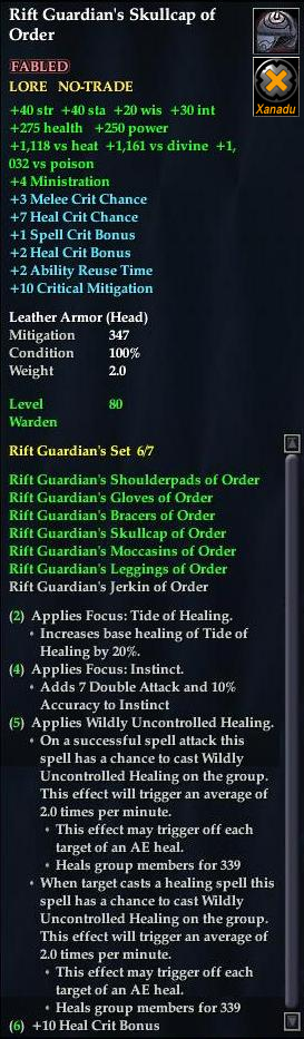Rift Guardian's Skullcap of Order