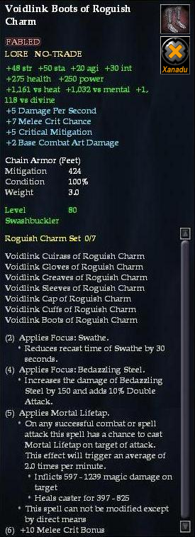 Voidlink Boots of Roguish Charm