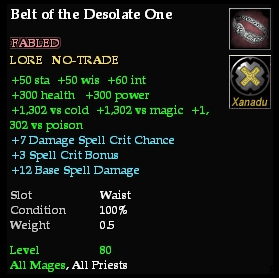 Belt of the Desolate One