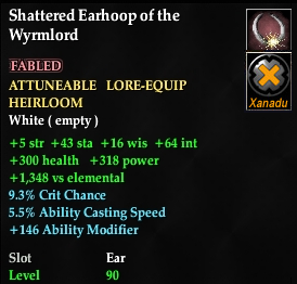Shattered Earhoop of the Wyrmlord