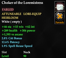 Choker of the Loremistress