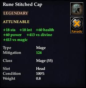 Rune Stitched Cap