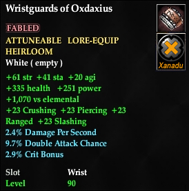 Wristguard of Oxdaxius