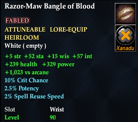 Razor-Maw Bangle of Blood