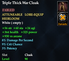 Triple Thick War Cloak