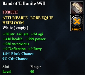 Band of Tallonite Will
