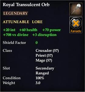 Royal Translucent Orb