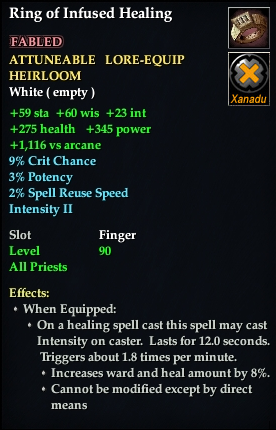 Ring of Infused Healing