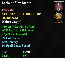 Locket of Icy Breath