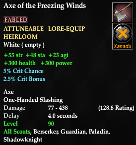 Axe of the Freezing Winds