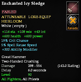 Enchanted Icy Sledge