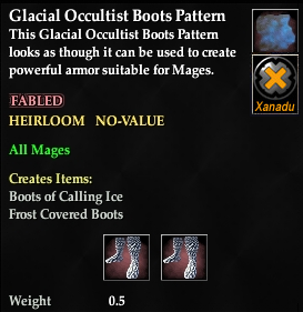 Glacial Occultist Boots Pattern