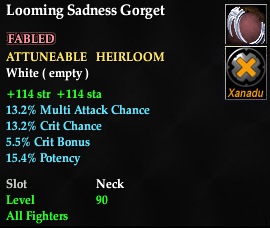 Looming Sadness Gorget
