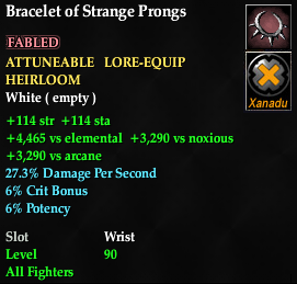 Bracelet of Strange Prongs