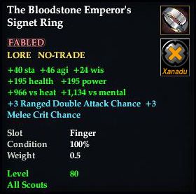 The Bloodstone Emporor's Signet Ring