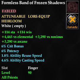 Formless Band of Frozen Shadows