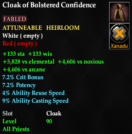 Cloak of Bolstered Confidence