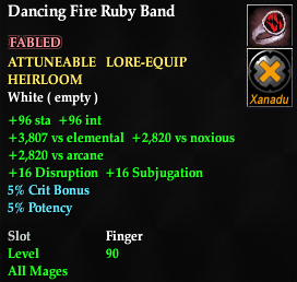 Dancing Fire Ruby Band