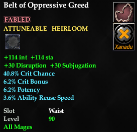Belt of Oppressive Greed