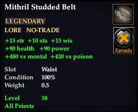 Mithril Studded Belt