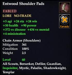 Entwood Shoulder Pads