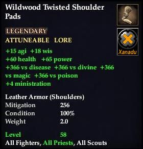 Wildwood Twisted Shoulder Pads