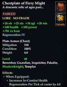 Chestplate of Fiery Might