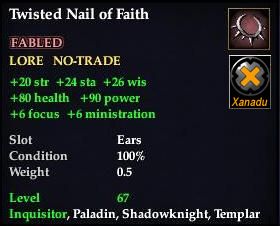 Twisted Nail of Faith
