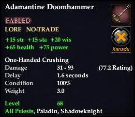 Adamantine Doomhammer
