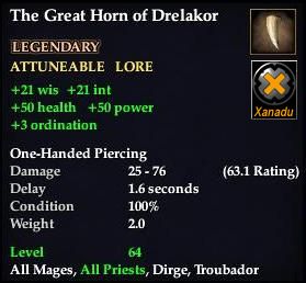 The Great Horn of Drelakor