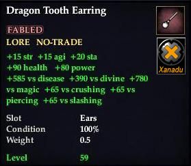Dragon Tooth Earring