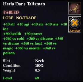 Harla Dar's Talisman