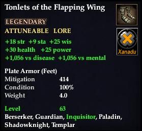 Tonlets of the Flapping Wing