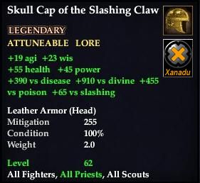 Skullcap of the Slashing Claw