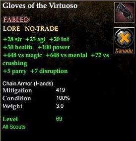 Gloves of the Virtuoso