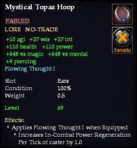 Mystical Topaz Hoop