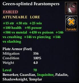 Green-Splinted Fearstompers