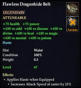 Flawless Dragonhide Belt