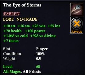 The Eye of Storms