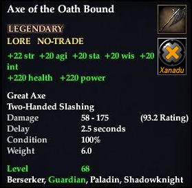 Axe of the Oath Bound