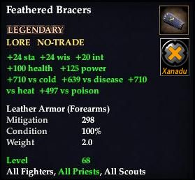 Feathered Bracers